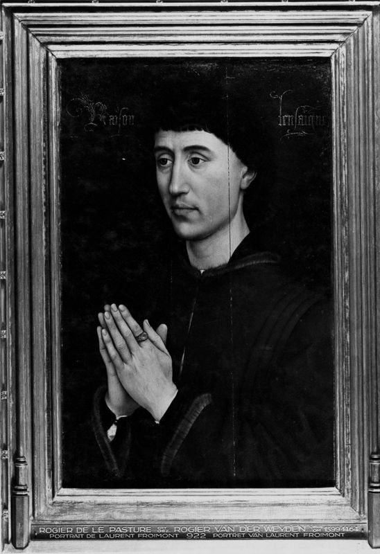 Portret van Jean de Froimont / Heilige Laurentius