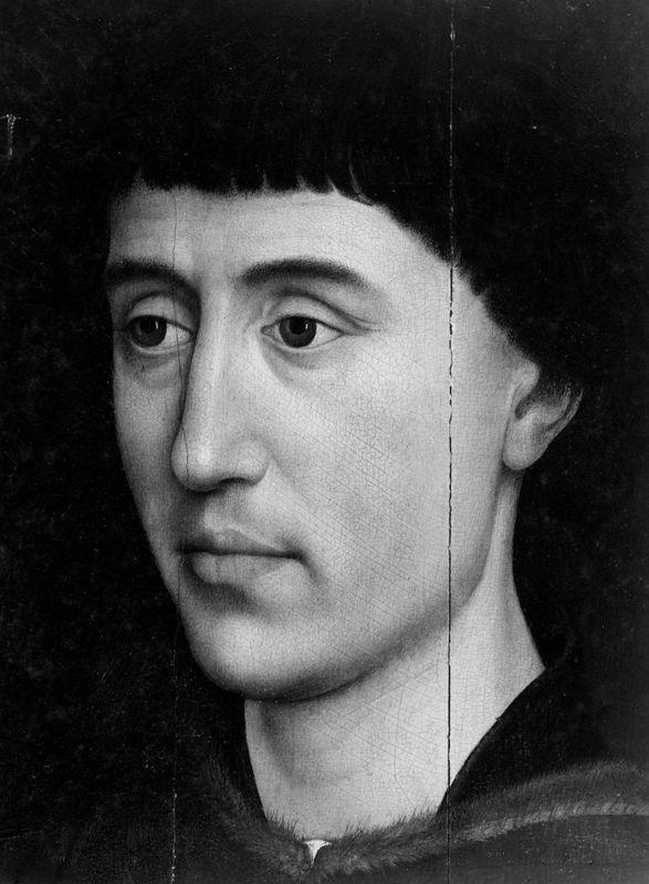 Portret van Jean de Froimont / Heilige Laurentius