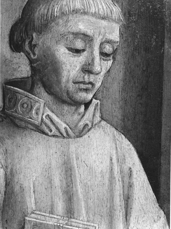 Portret van Jean de Froimont / Heilige Laurentius