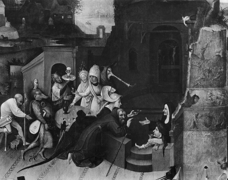 Triptiek met de Bekoring van de Heilige Antonius