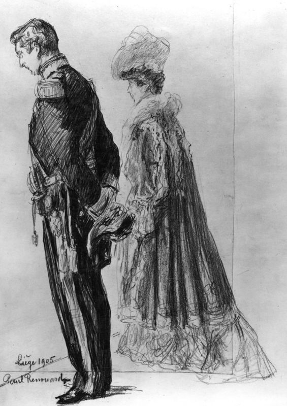 Le prince Alert et la princesse Elisabeth