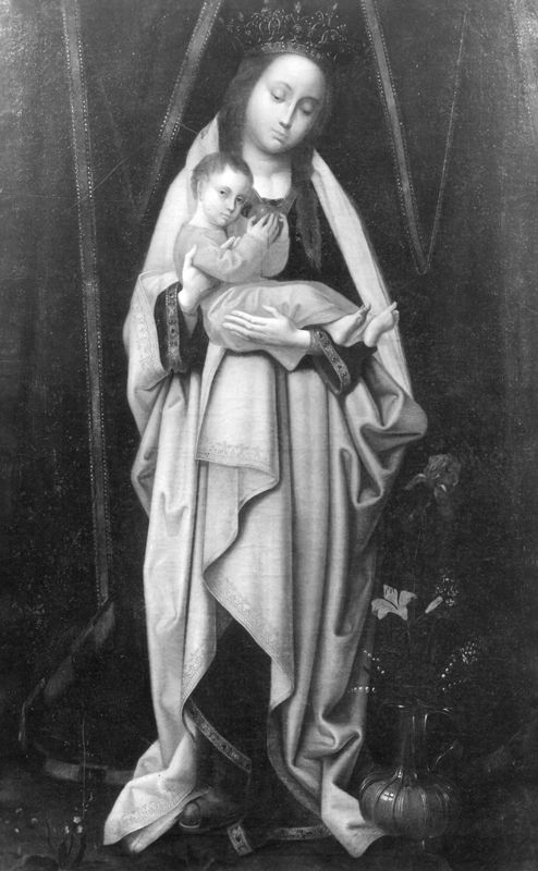 Staande Madonna met kind