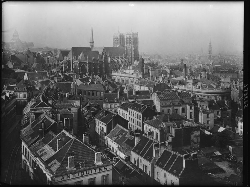 Panorama du quartier de la rue de Ligne