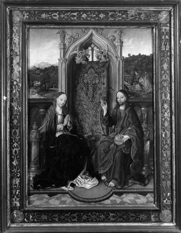 Le Christ bénissant la Vierge