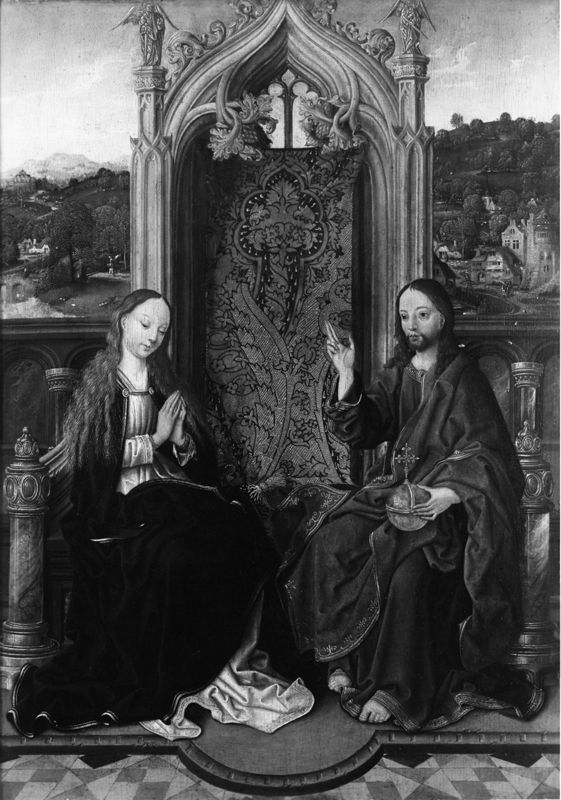 Le Christ bénissant la Vierge