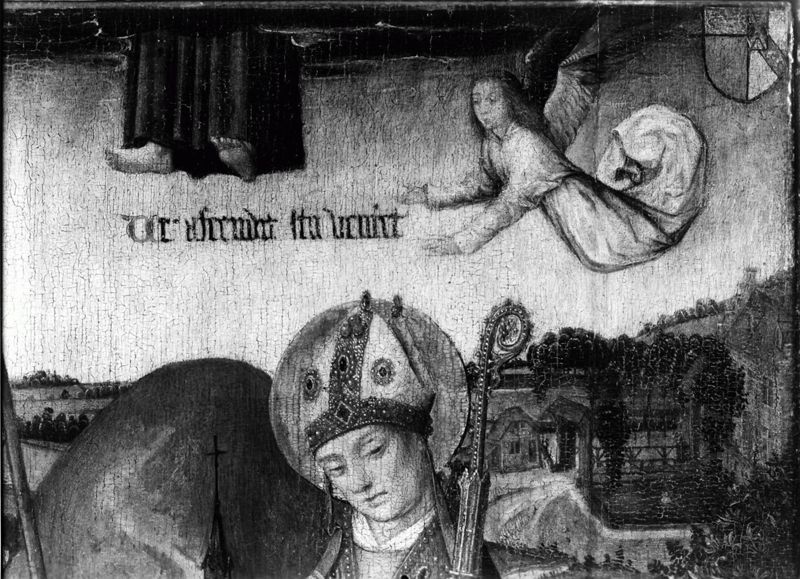 Deux donateurs présentés par saint Quirin et saint Amand