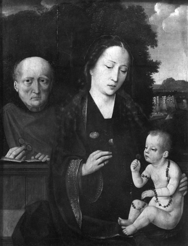 La Vierge à l'Enfant avec un donateur