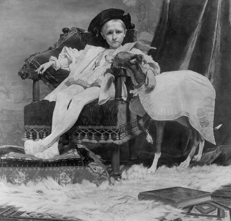 Portret van Karel V, als kind