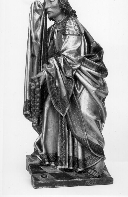 Mariaretabel met op zijluiken leven van H. Laurentius