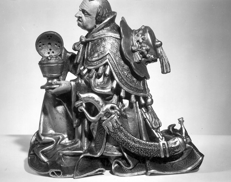 Mariaretabel met op zijluiken leven van H. Laurentius