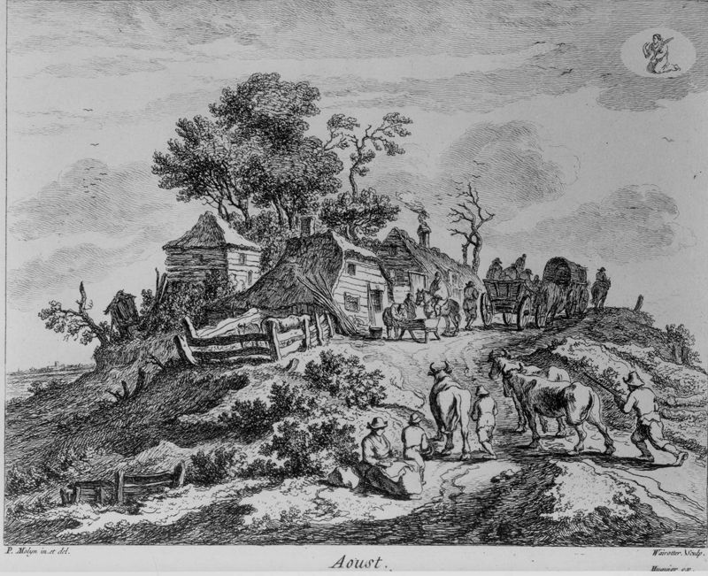 De maand augustus