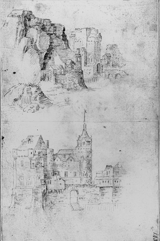 Kasteel, burcht en rots
