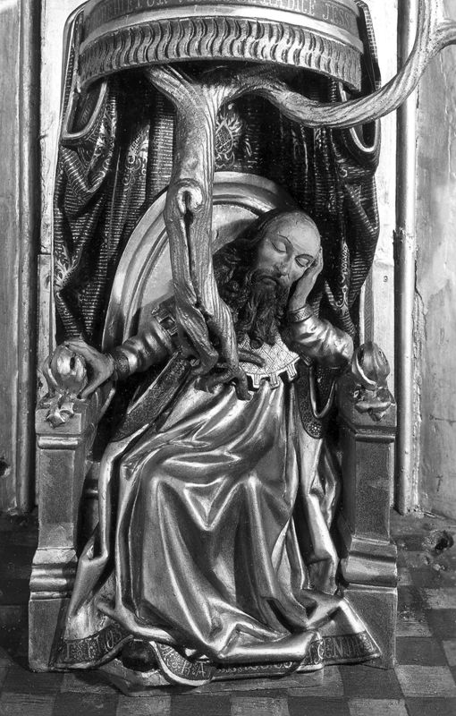 Mariaretabel met op zijluiken leven van H. Laurentius