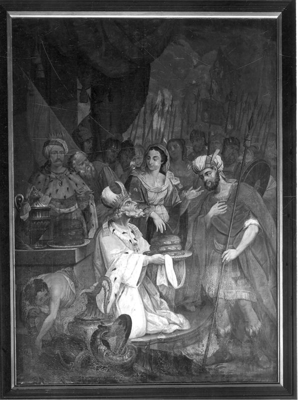 Abraham ontmoet Melchisedech