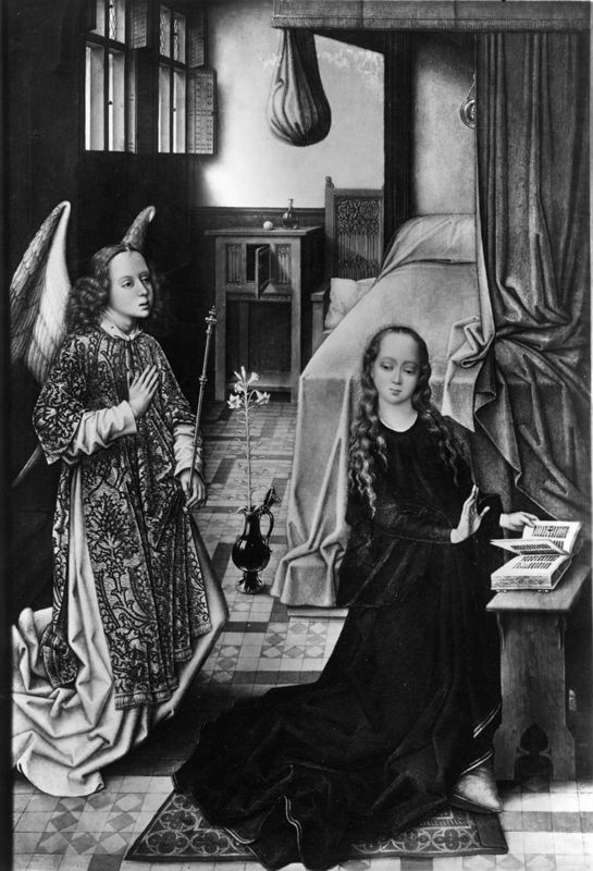 Annonciation et Présentation au temple (fragments du Triptyque de l'Adoration des mages)
