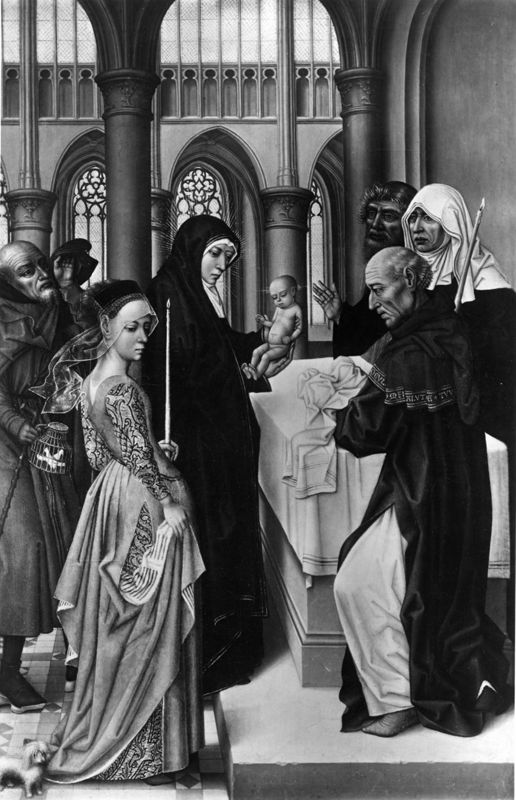 Annonciation et Présentation au temple (fragments du Triptyque de l'Adoration des mages)