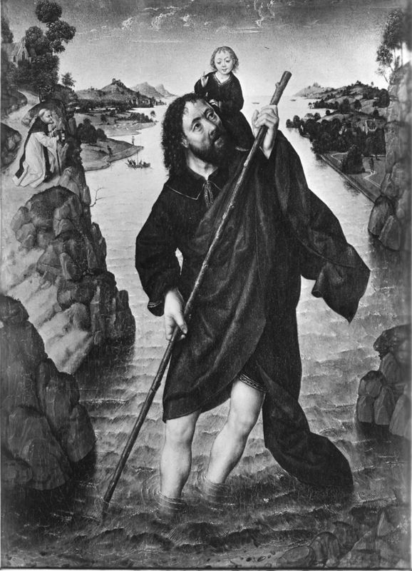 Saint Christophe et l'Enfant Jésus