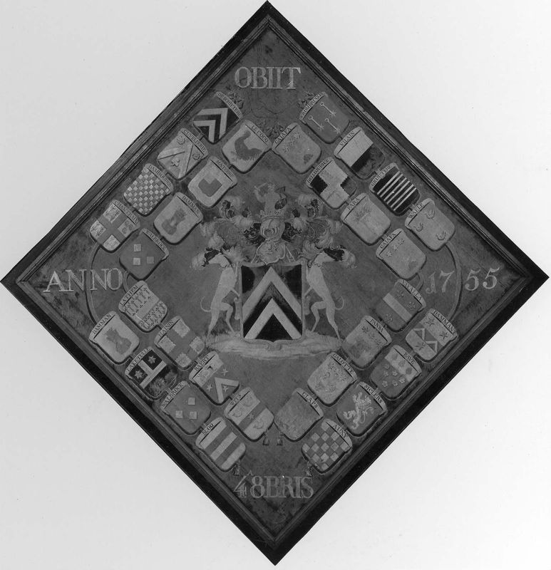 panneau d'armes / Kerk Sint-Martinus[Loppem]