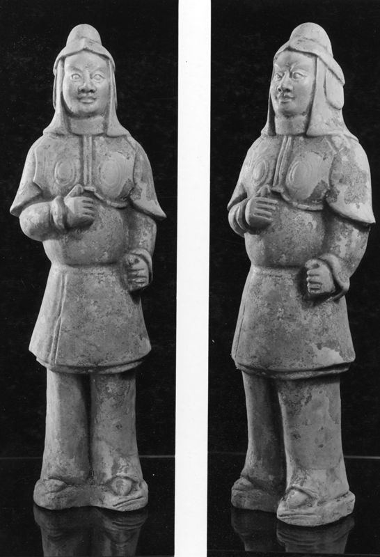 Figurine funéraire - Guerrier T'Ang