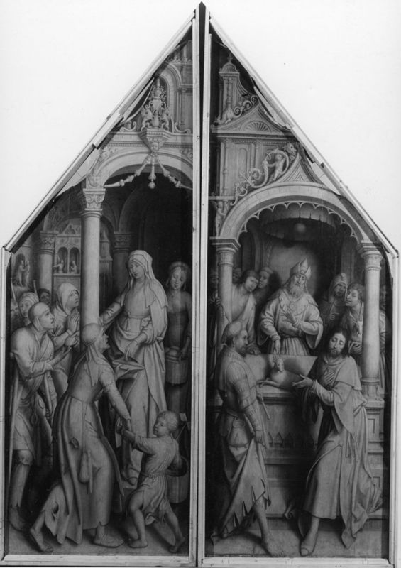 Triptyque de l'Immaculée Conception
Volets du Retable Pottier
