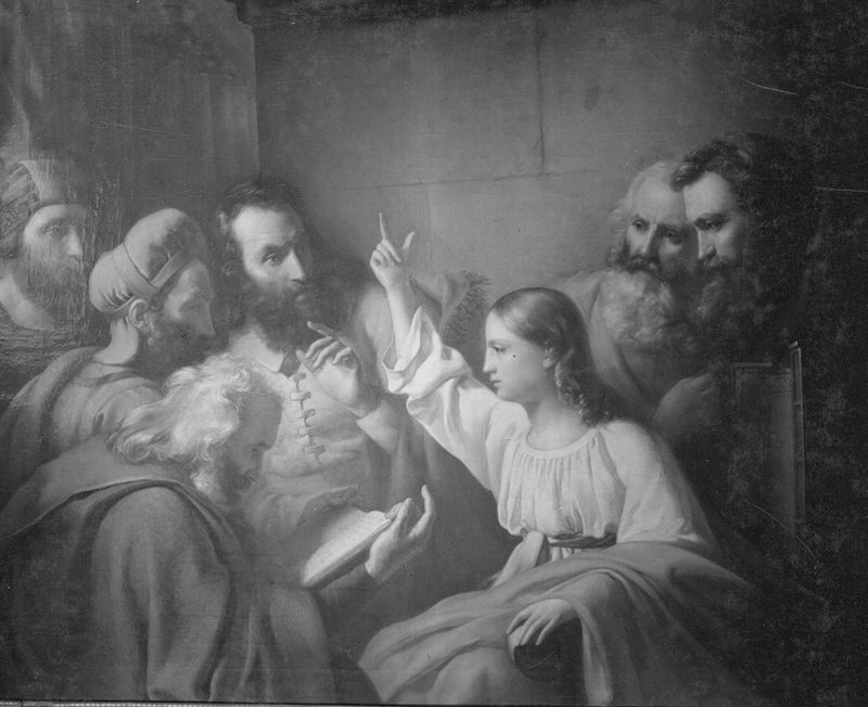 Jésus enseigne les docteurs