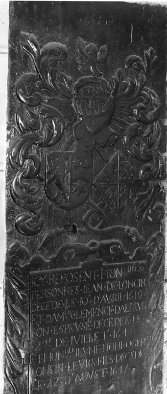 Dalle funéraire de Jean de Loncin