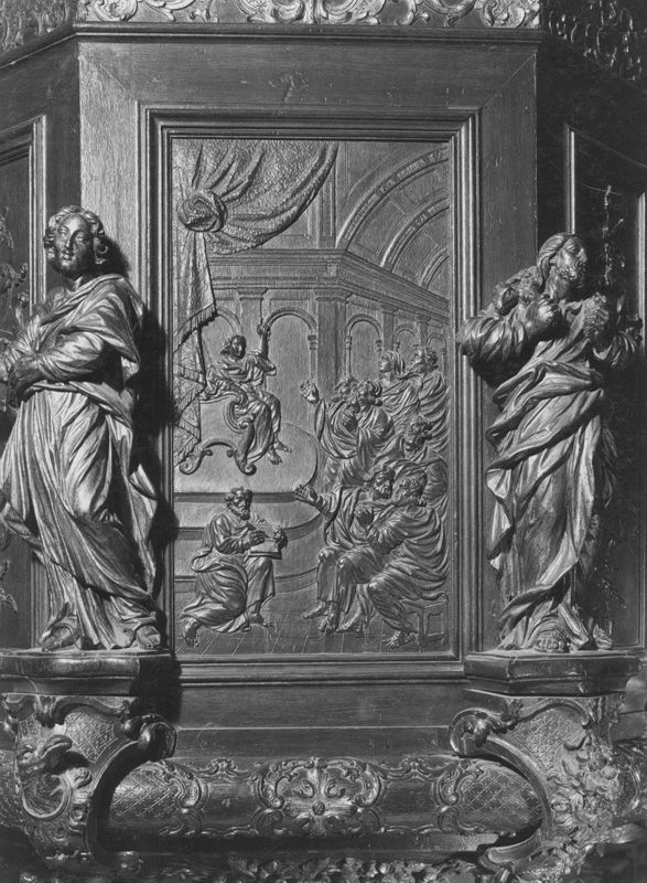 chaire de vérité / Eglise Saint-Denis[Liège]