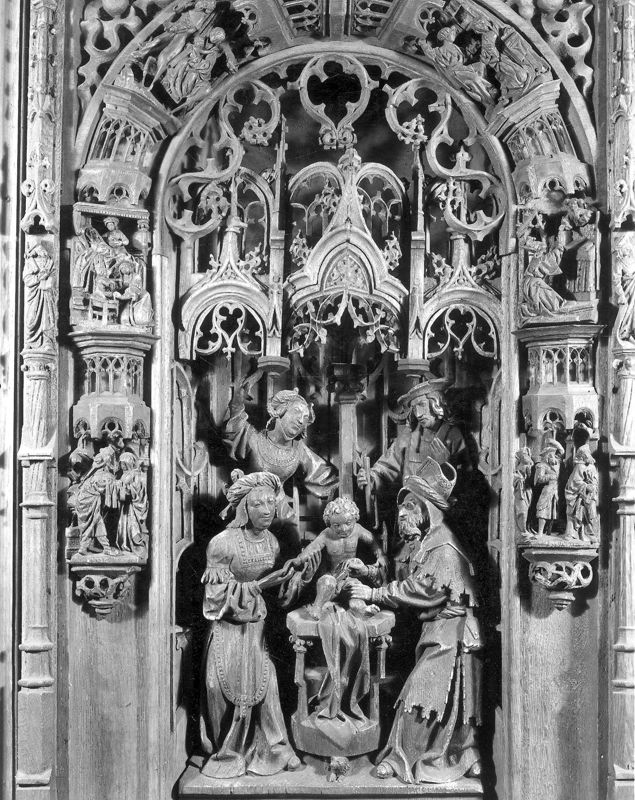 Retable de la Vie de la Vierge : Circoncision