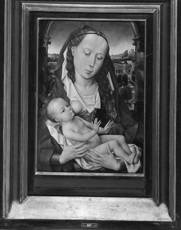 Vierge allaitant l'Enfant