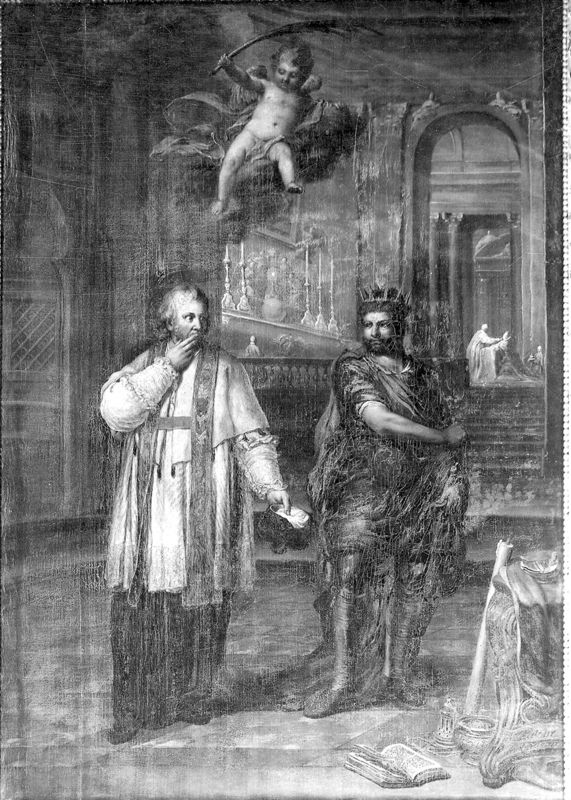 Saint Jean Népomucène refusant de révéler au roi Wenceslas la confession de la reine