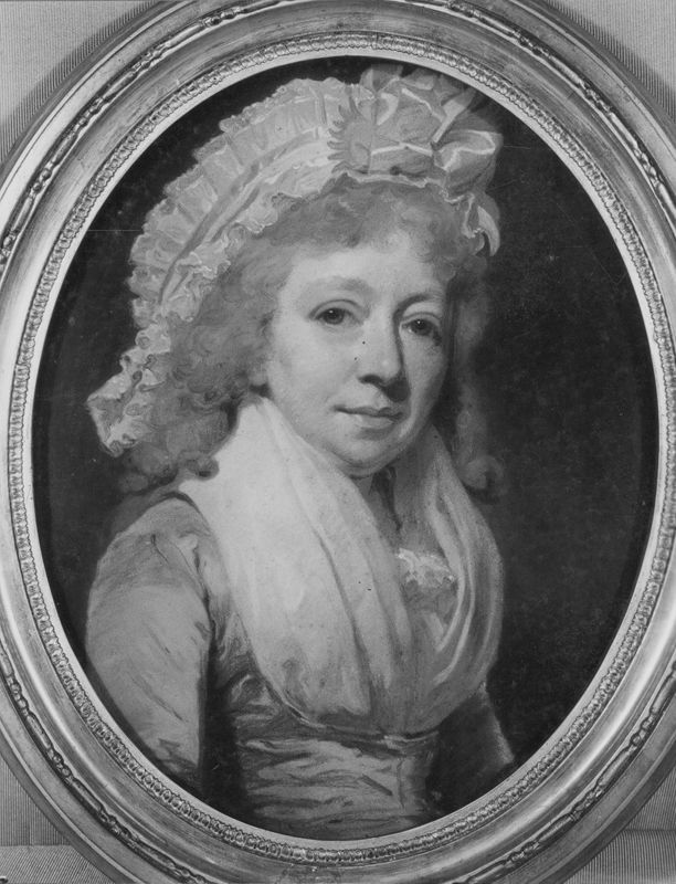 Portret van de echtgenote van Dr. Deiman