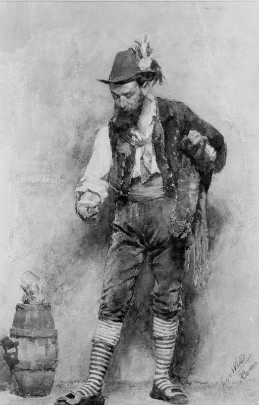 Le joueur de morra