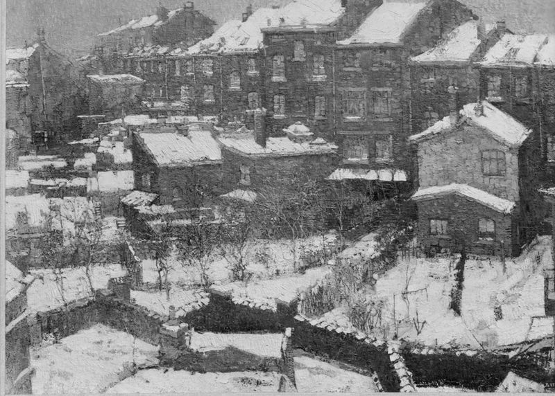 Neige sur les toits