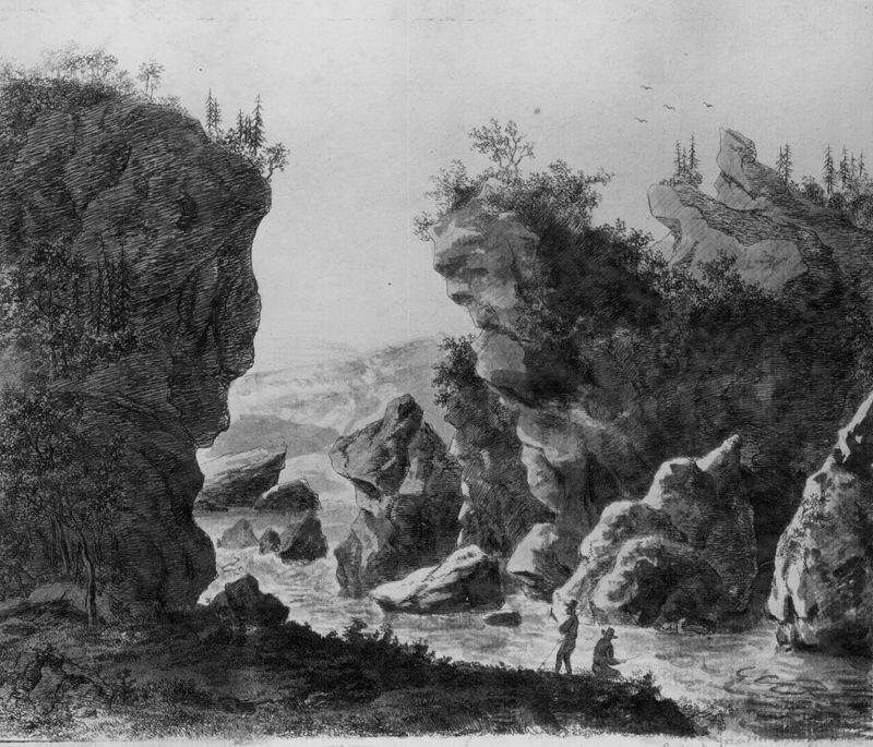 Een bergstroom in Styrie