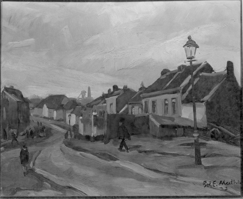 Place Saint-Nicolas, temps gris