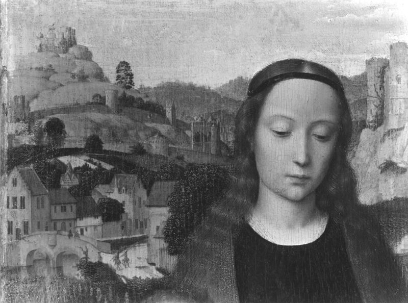 Vierge à l'Enfant à la Rose