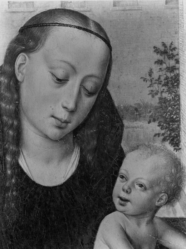 Vierge à l’Enfant sur un trône
