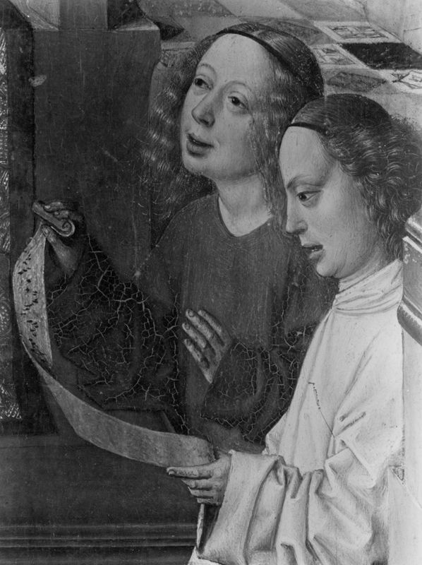 Vierge à l’Enfant sur un trône