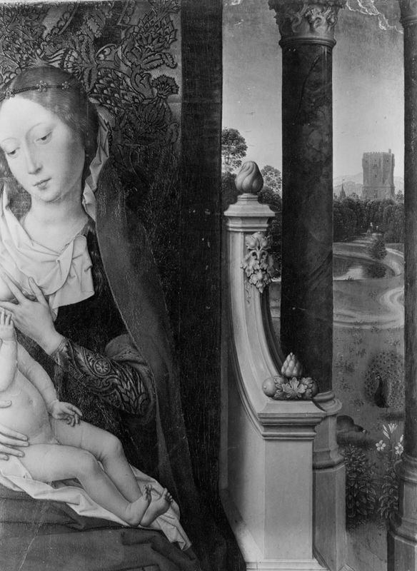 La Vierge et l'Enfant au trône
