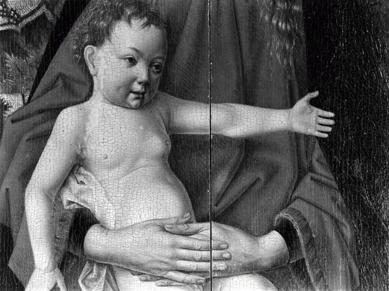 Vierge et Enfant avec deux anges