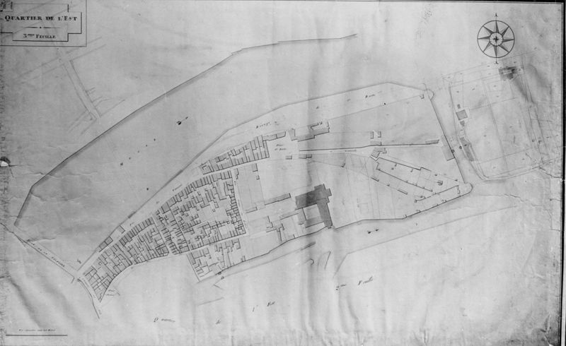 Plan cadastral de la ville de Liège : feuille 11 : quartier Est - 3ème feuille