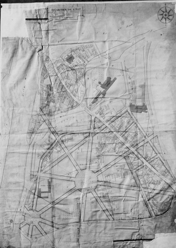 Plan cadastral de la ville de Liège : feuille 17 : quartier Est - 2ème feuille