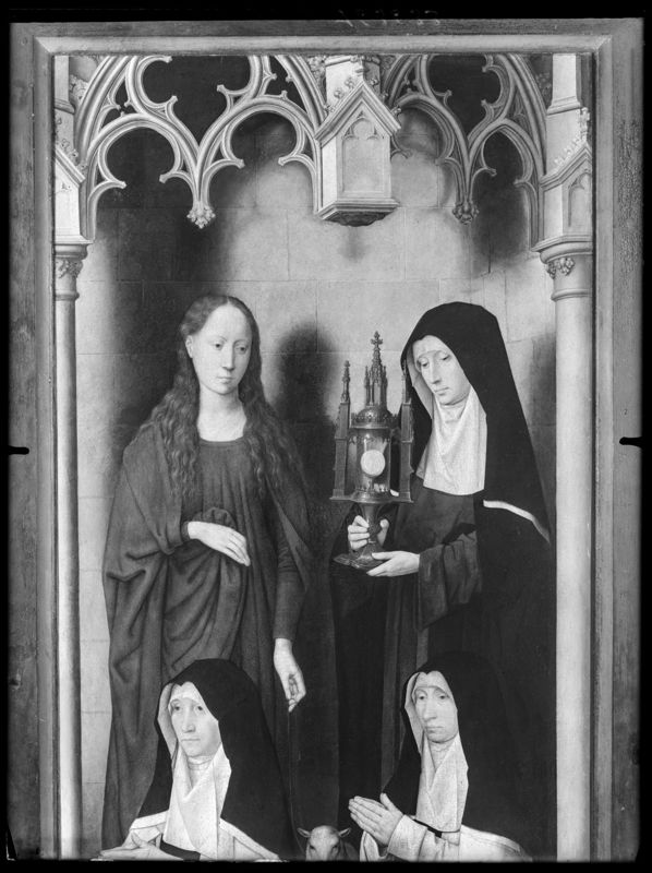 Triptiek van Johannes de Doper en Johannes de Evangelist (Johannesretabel)
Het Mystiek Huwelijk van de H. Catharina