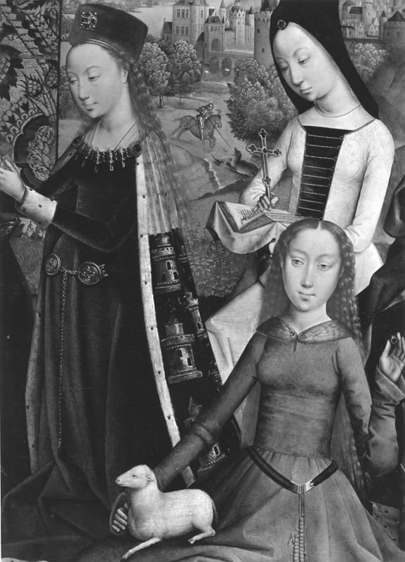 Vierge et Enfant parmi les Saintes