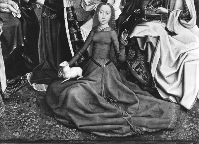 Vierge et Enfant parmi les Saintes