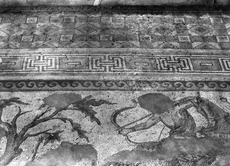 Apamée: grande mosaïque de chasse du Triclinos - Apamea: het grote jachtmozaïek