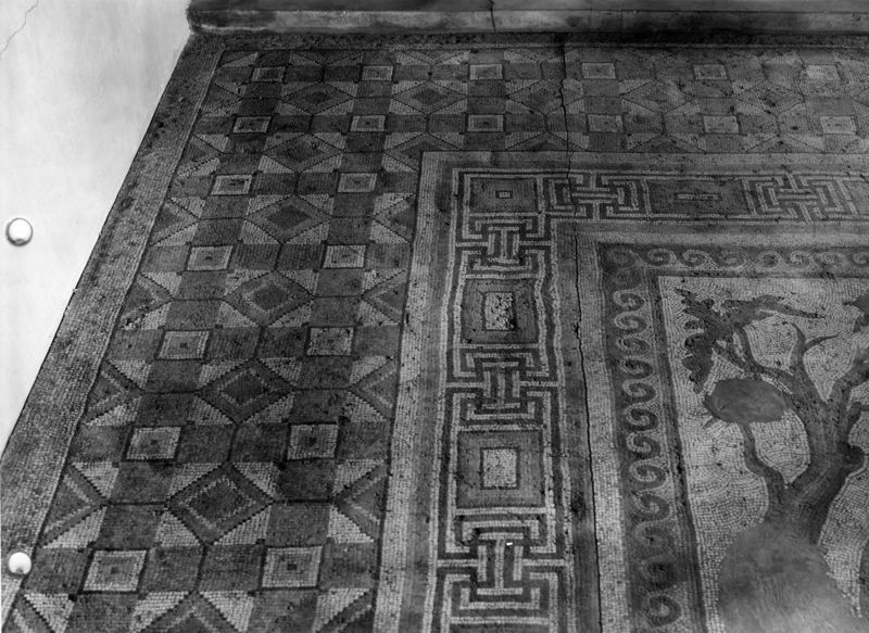 Apamée: grande mosaïque de chasse du Triclinos - Apamea: het grote jachtmozaïek