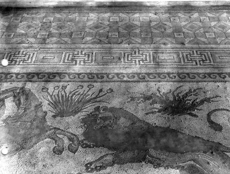 Apamée: grande mosaïque de chasse du Triclinos - Apamea: het grote jachtmozaïek