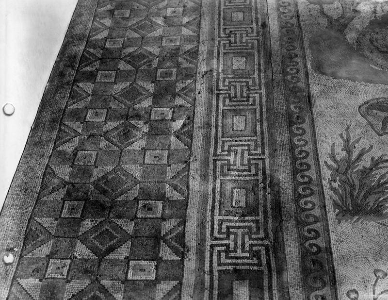 Apamée: grande mosaïque de chasse du Triclinos - Apamea: het grote jachtmozaïek