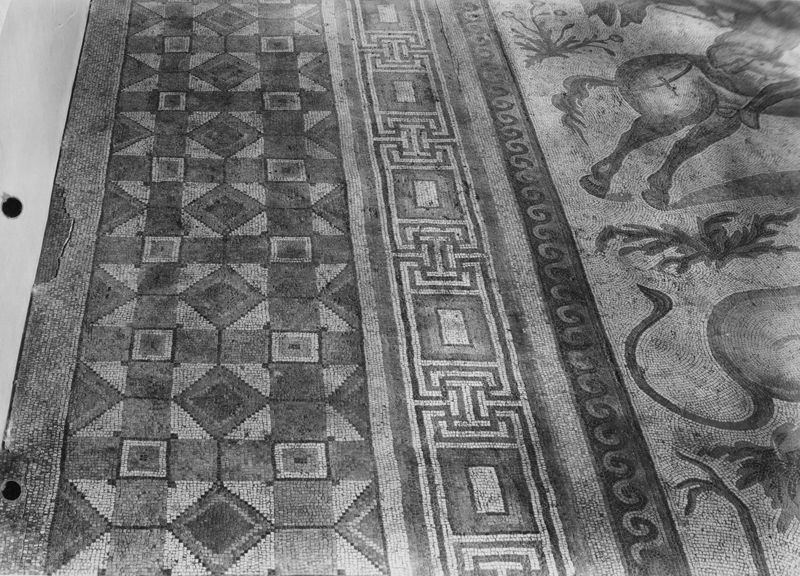 Apamée: grande mosaïque de chasse du Triclinos - Apamea: het grote jachtmozaïek